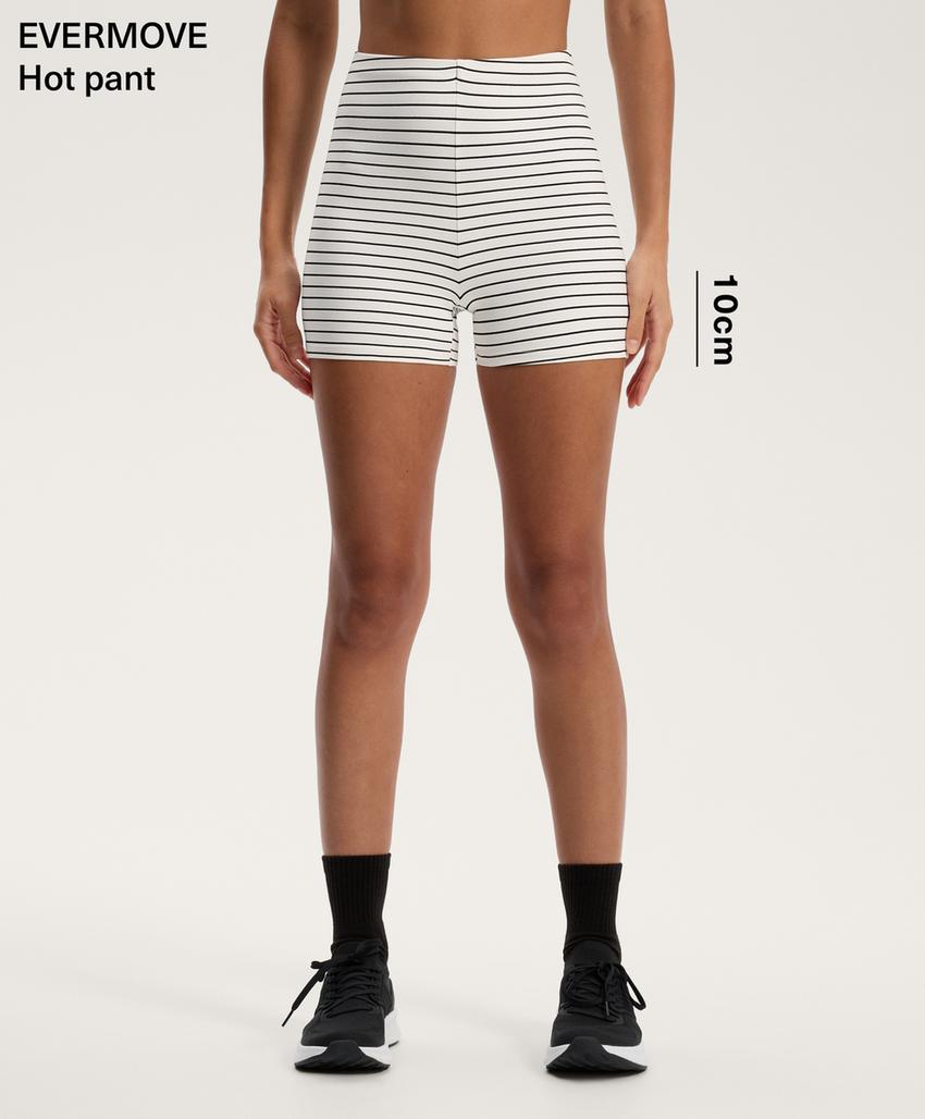 Шорты oysho high-rise evermove в полоску (8 см)