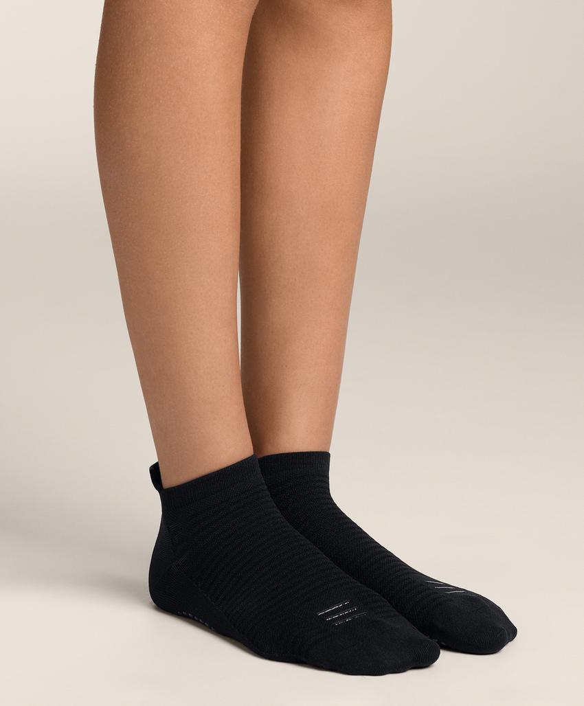 Носки-кеды для йоги и пилатеса из смесового полиамида, 2 пары