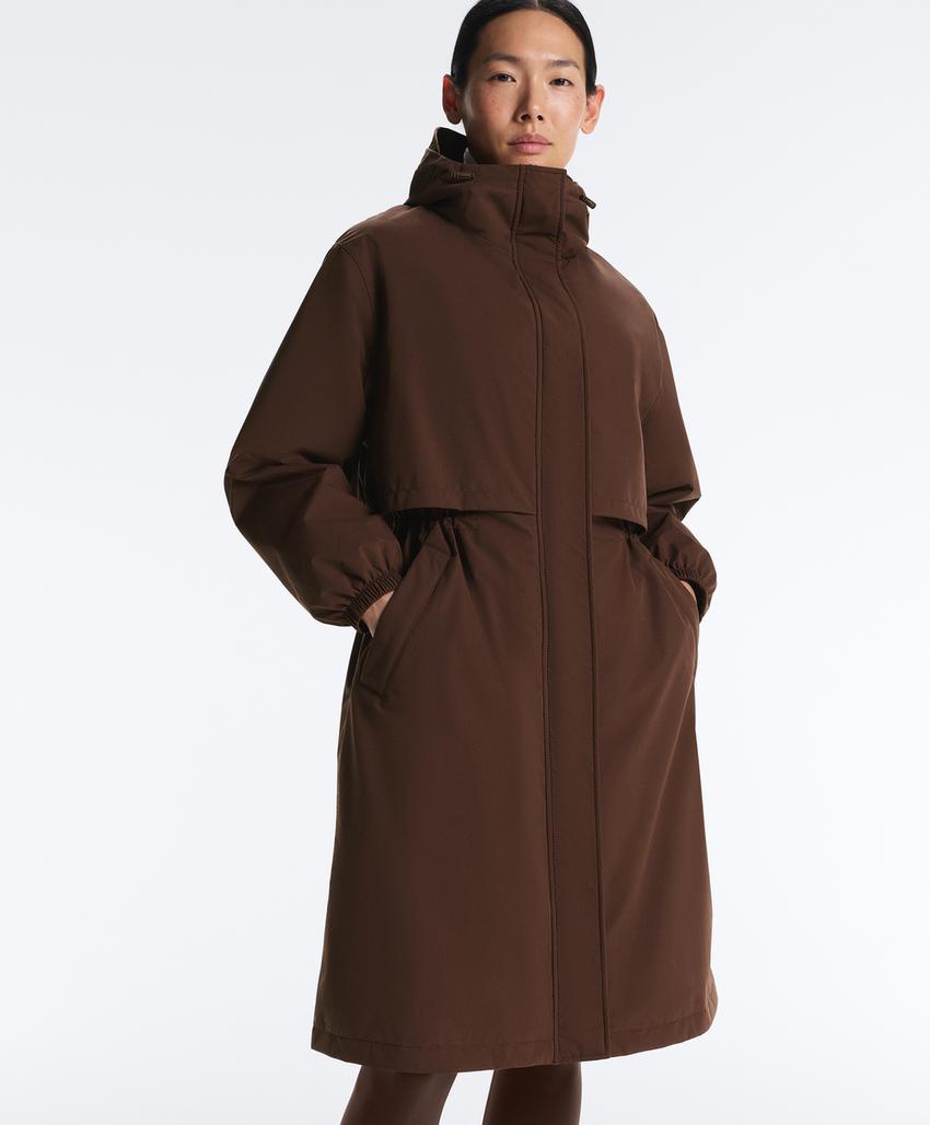 Длинная утепленная куртка fellex® с aerogel 10k и водонепроницаемой тканью