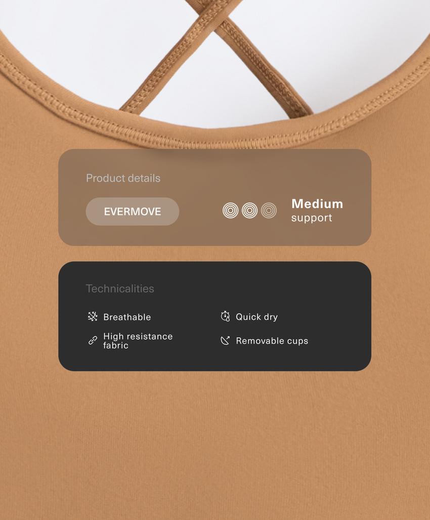 Спортивный бюстгальтер Evermove, средняя поддержка