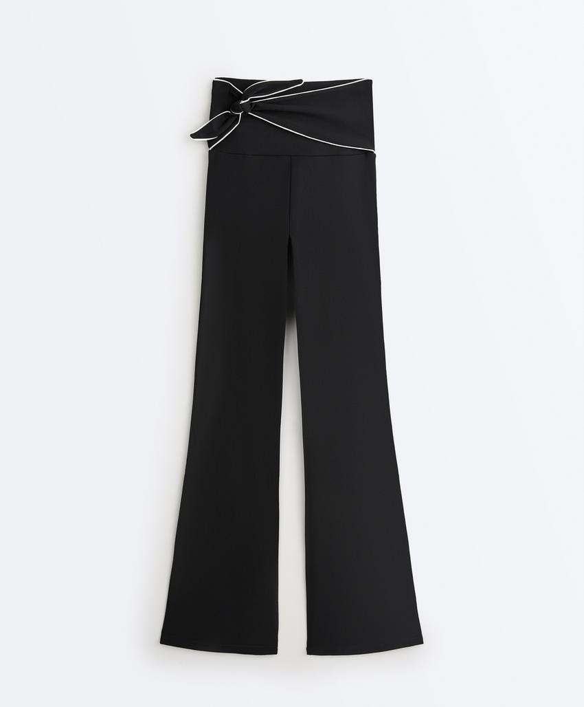 Брюки Flare Comfortlux High rise с завязками