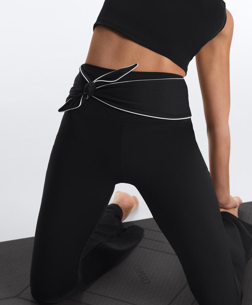 Брюки Flare Comfortlux High rise с завязками