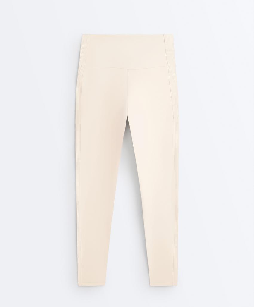 Легинсы Comfortlux в рубчик до щиколотки с высокой посадкой, 65 см