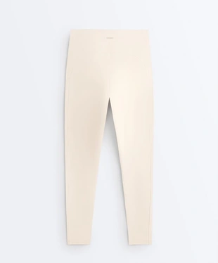 Легинсы COMFORTLUX в рубчик до щиколотки с высокой посадкой, 65 см- Заказать в России