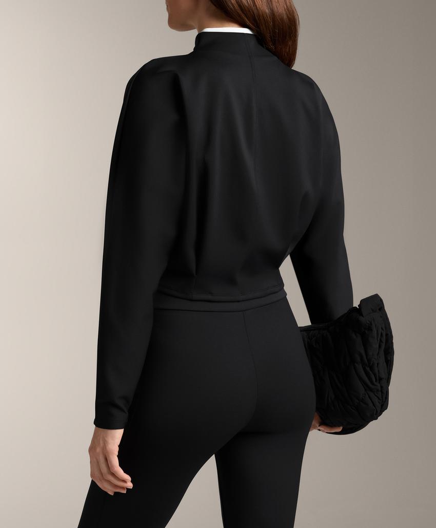 Куртка-корсет с эффектом неопрена