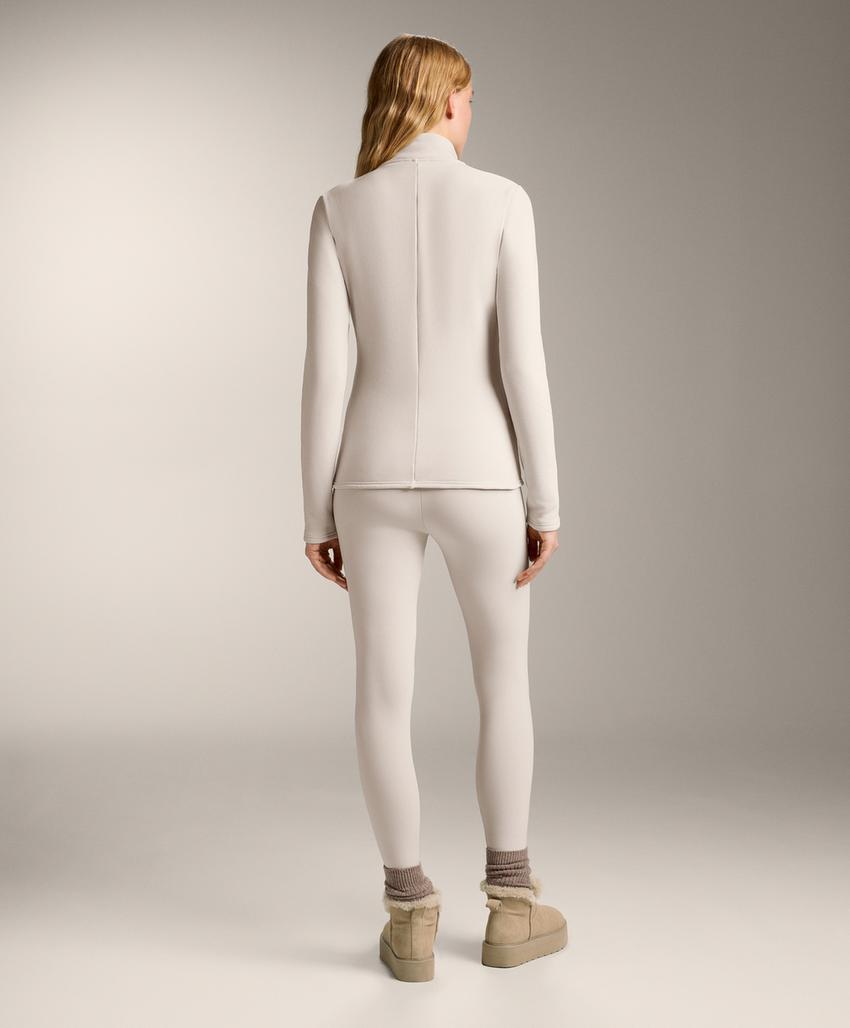 Super-extra-warm seamless 70cm high-rise ankle-length leggings