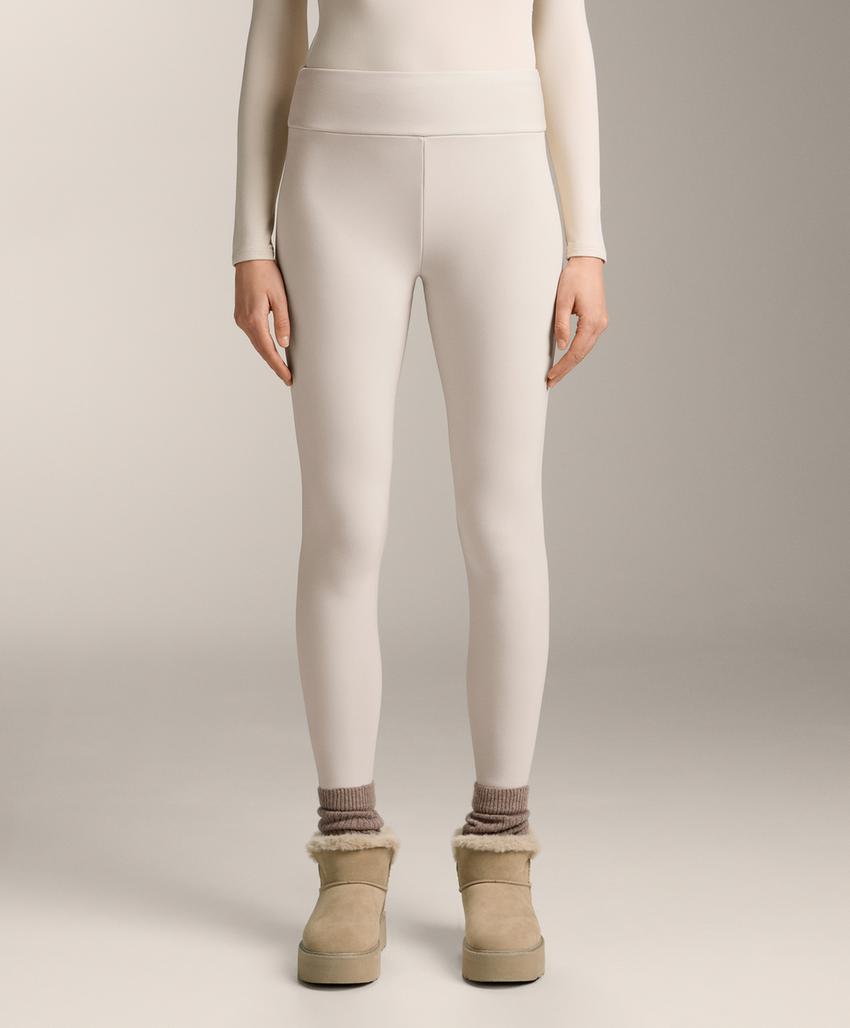 Super-extra-warm seamless 70cm high-rise ankle-length leggings