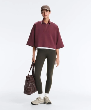 Толстовка поло, широкий рукав, пике, хлопок- Заказать в России