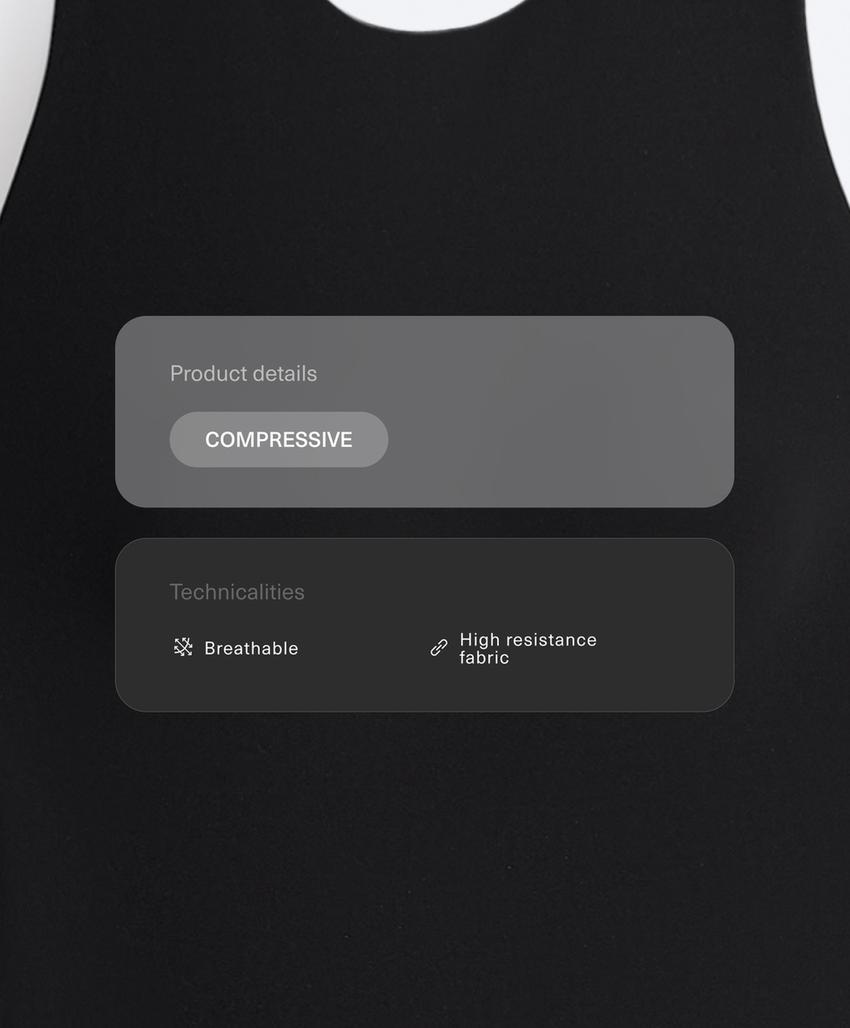 Длинный комбинезон Compressive с вырезом халтер