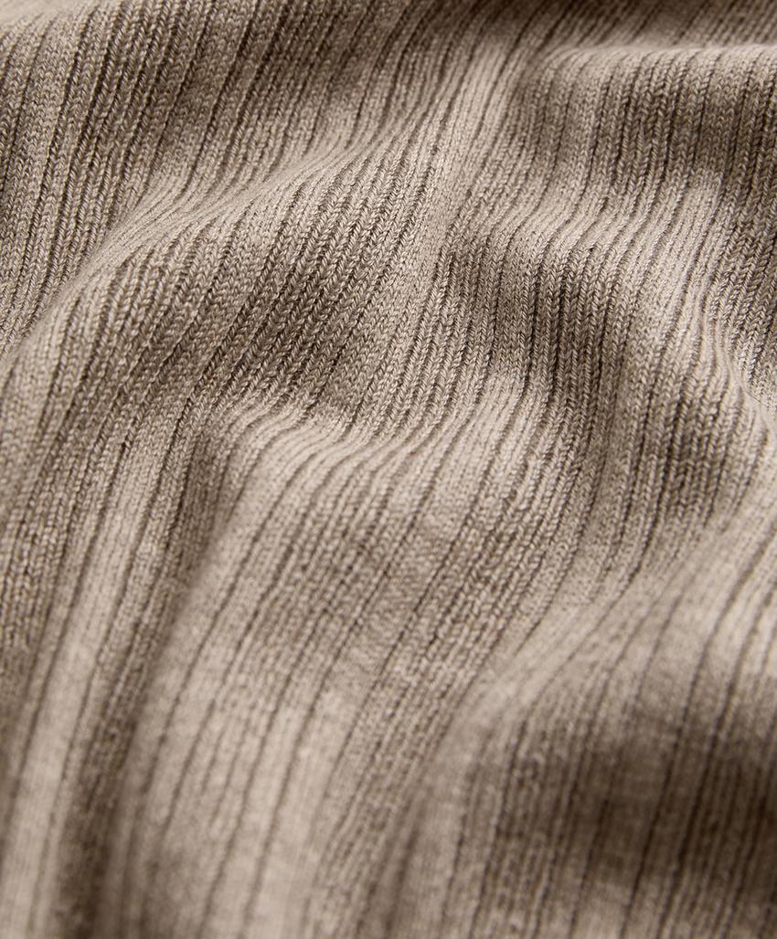 Вязаная куртка Rib с боковой завязкой