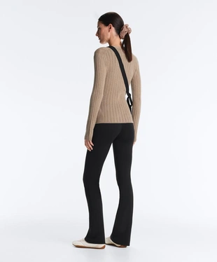 Вязаная куртка RIB с боковой завязкой- Заказать в России