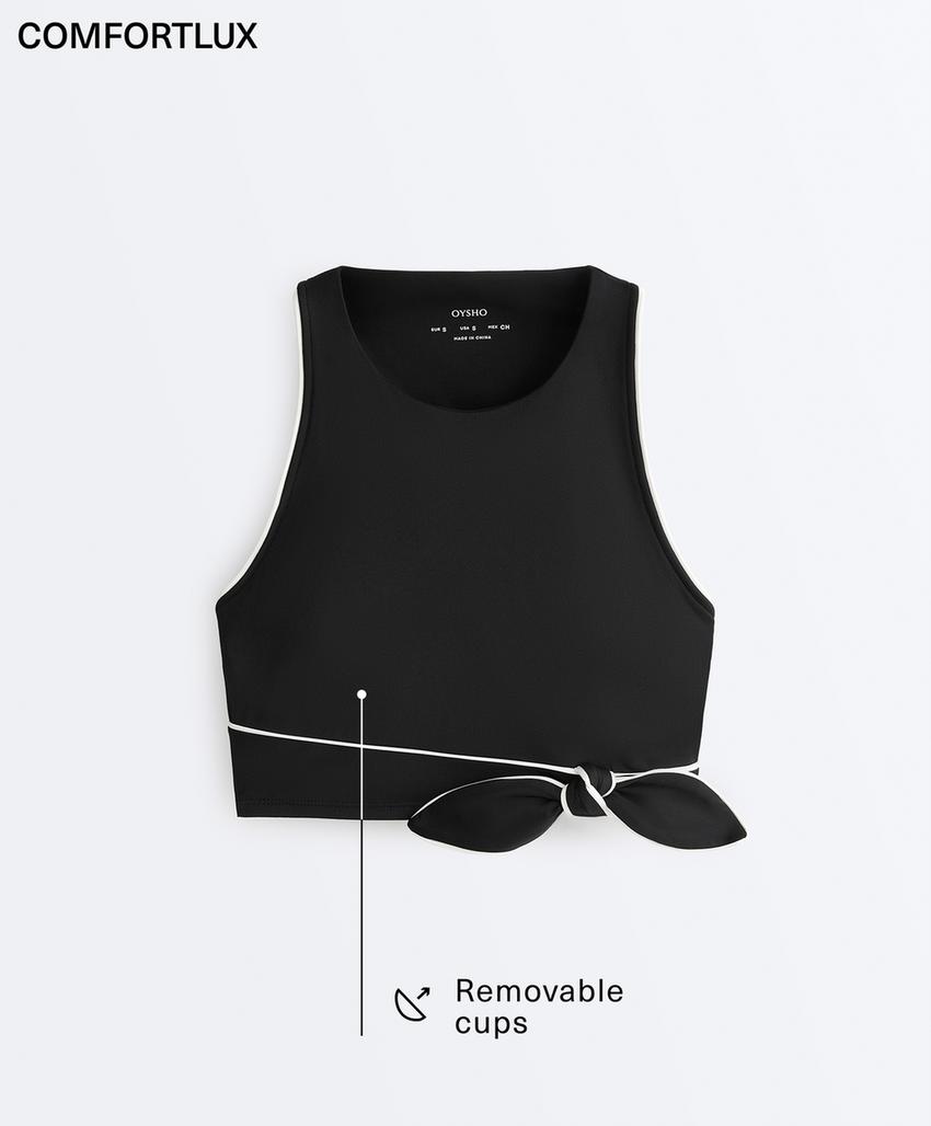 Tank top Comfortlux без рукавов с бантом