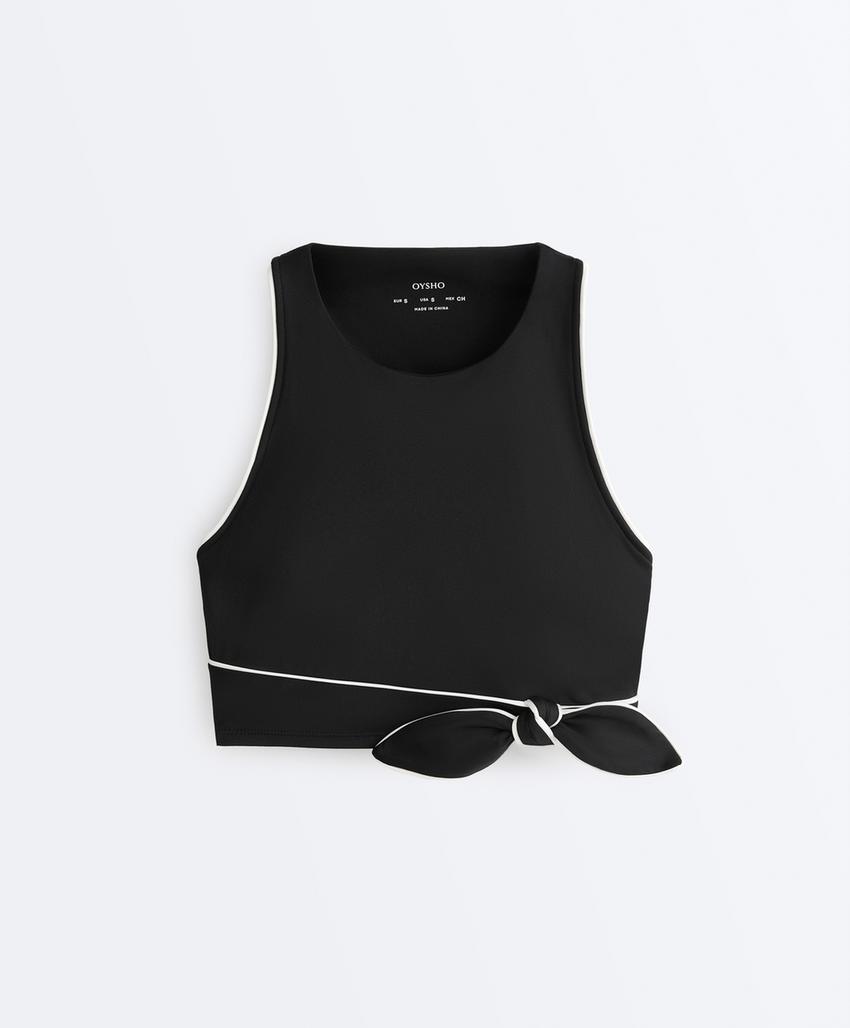 Tank top Comfortlux без рукавов с бантом