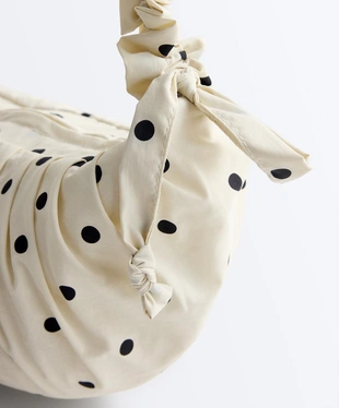 Сумка через плечо с принтом в горошек- Заказать в России