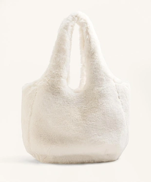 Сумка-шопер из искусственного меха- Заказать в России