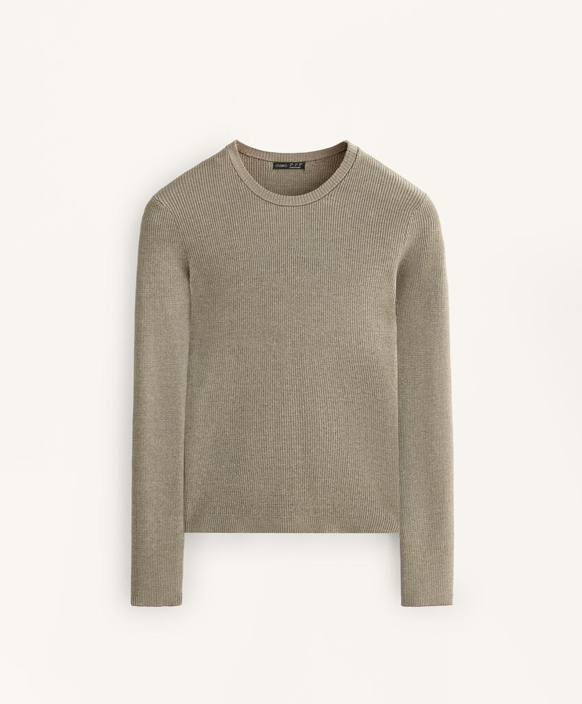 Футболка Base layer из трикотажа с рельефным узором