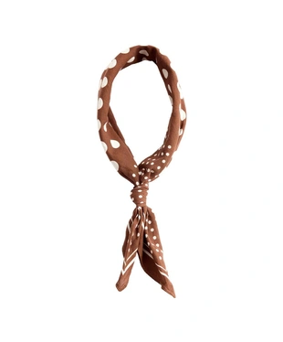 Бандана из 100%-го хлопка в горошек- Заказать в России