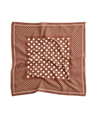 Бандана из 100%-го хлопка в горошек- Заказать в России