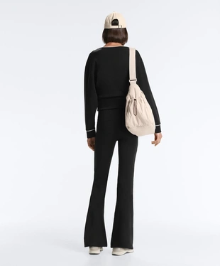 Толстовка с перекрестным кантом из модала- Заказать в России