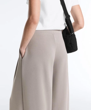 Широкие брюки с модалом и деталями под корсет- Заказать в России