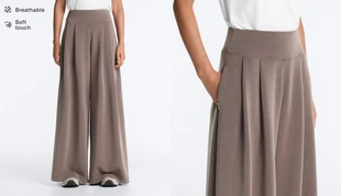 Широкие брюки с корсетным поясом из мягкого модала- Заказать в России