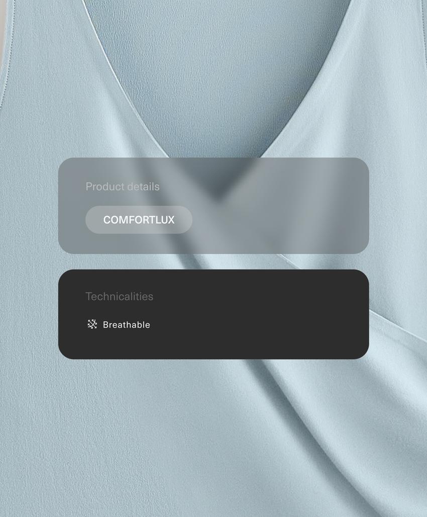 Майка comfortlux без рукавов с перекрестным дизайном