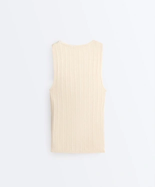 Вязаный топ RIB- Заказать в России