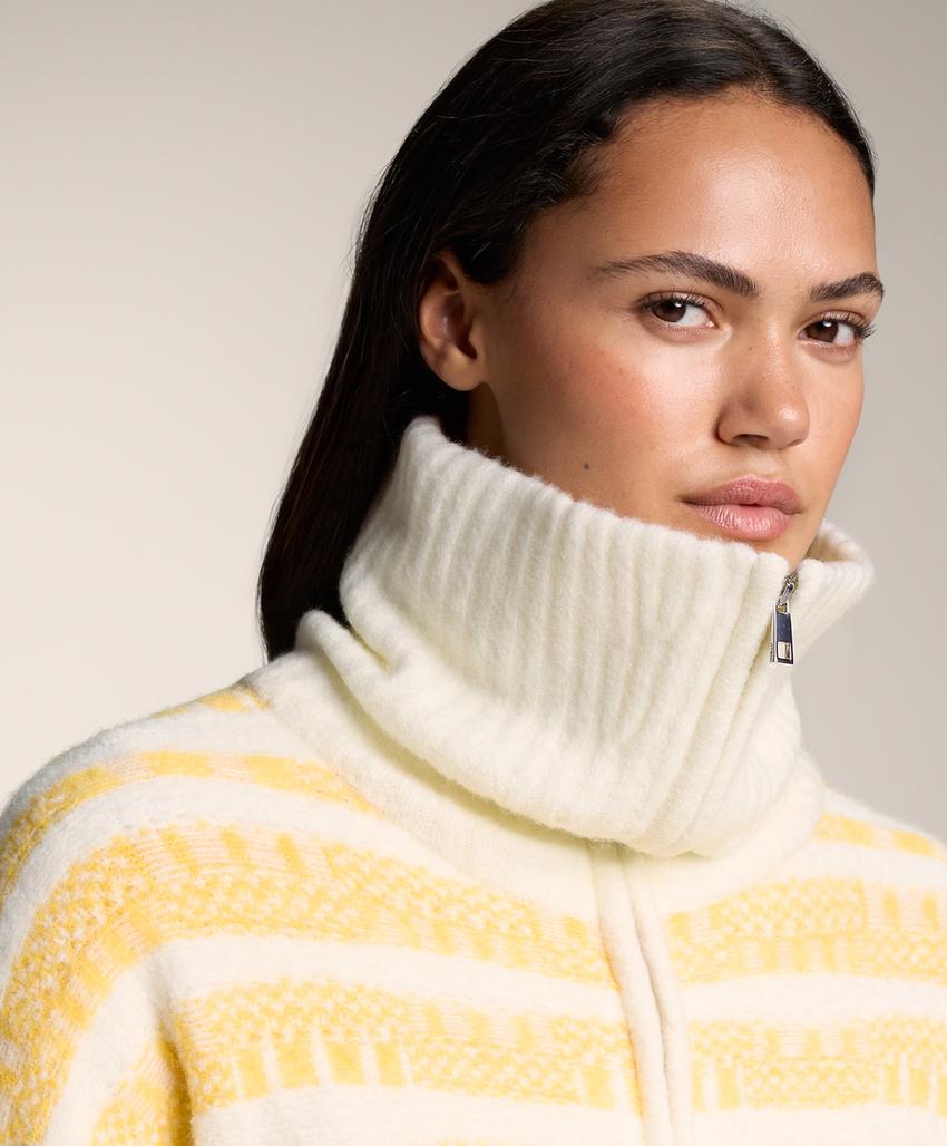 Жакет в полосатом жаккардовом трикотаже