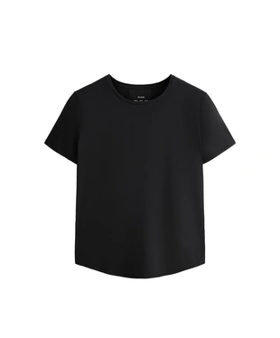 Футболка из технологичной ткани с короткими рукавами- Заказать в России