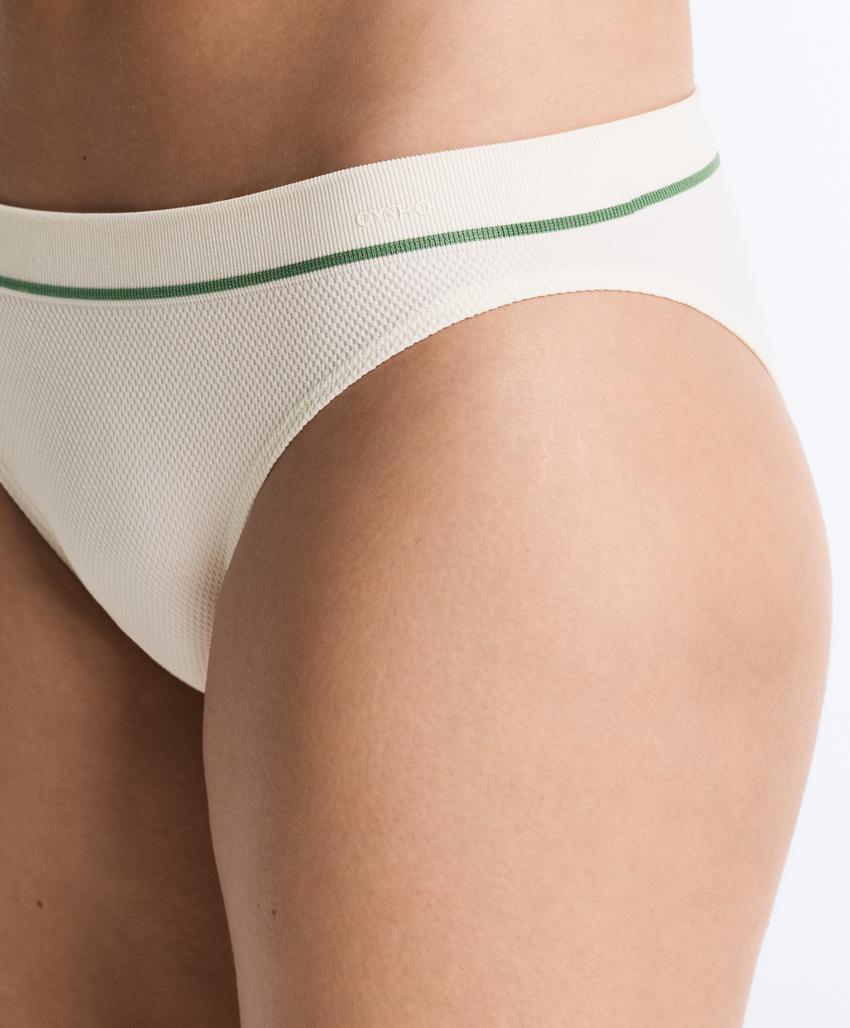 3 классических трусов пике из смесового полиамида