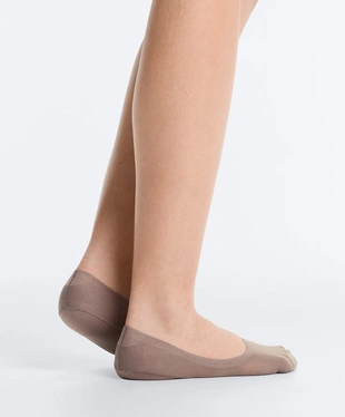 2 PAIRS OF MEDIUM CUT RIBBED COTTON BLEND INVISIBLE SOCKS- Заказать в России