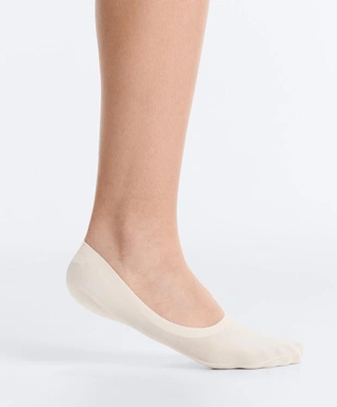 2 PAIRS OF MEDIUM CUT RIBBED COTTON BLEND INVISIBLE SOCKS- Заказать в России