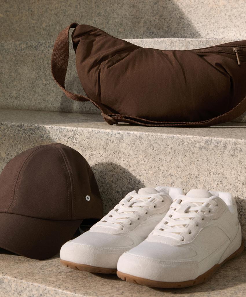 Сумка через плечо с стежками