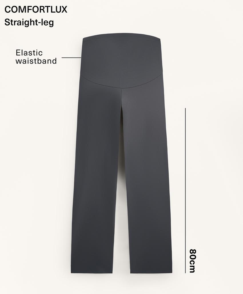 Брюки прямого кроя для беременных comfortlux