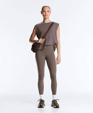 Топ без рукавов из смесового хлопка- Заказать в России