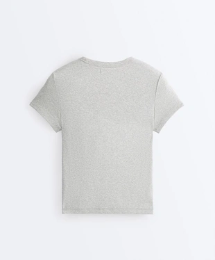 Футболка RIB FIT из смесового хлопка- Заказать в России