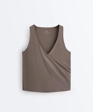 Майка COMFORTLUX с перекрестными деталями- Заказать в России