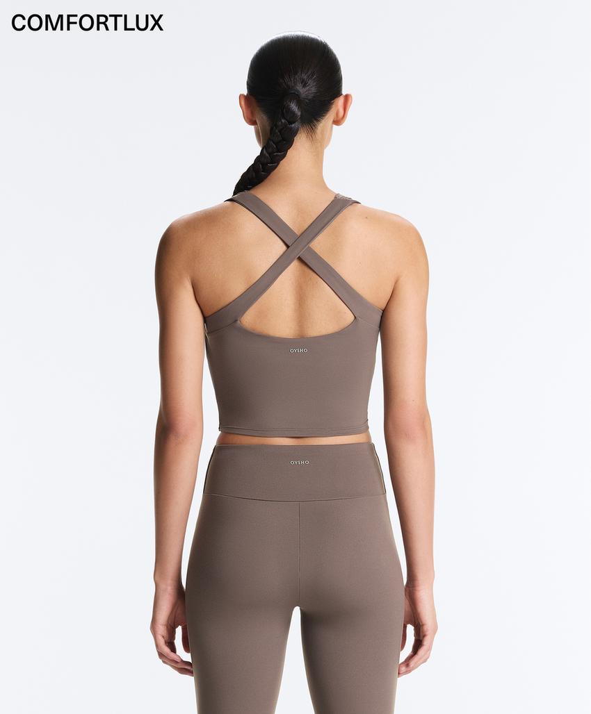 Топ-майка Comfortlux с перекрестными деталями