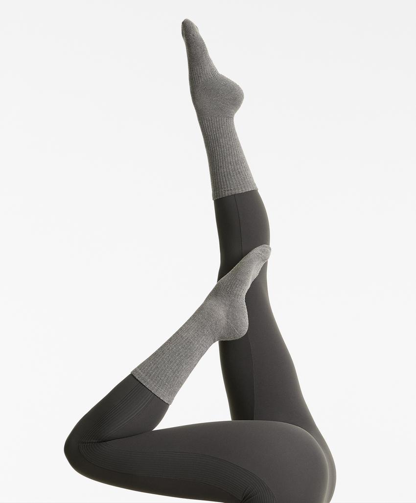 Носки из хлопкового смешанного материала для йоги и пилатеса (2 пары)