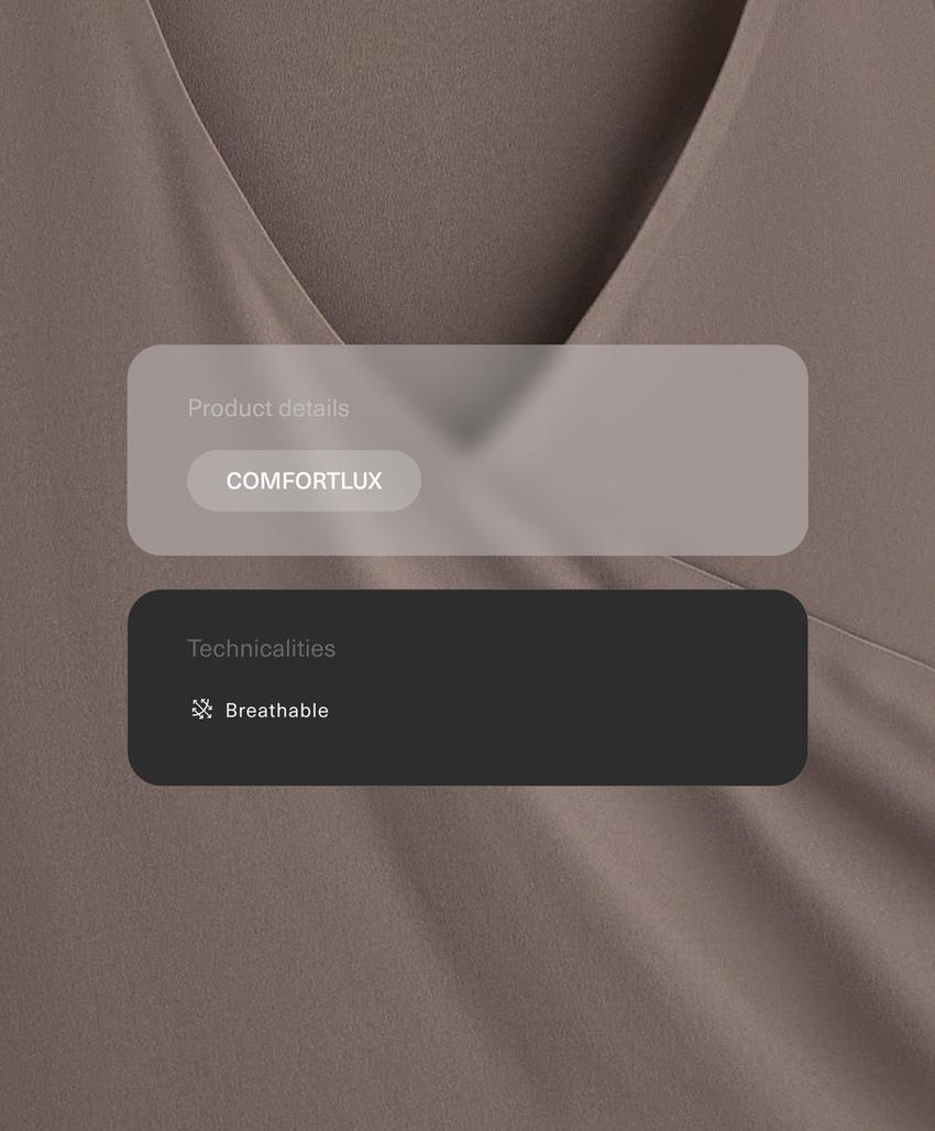 Рубашка без рукавов comfortlux с перекрещивающимся лифом