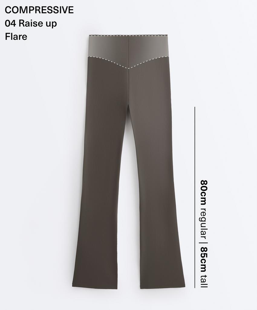 Брюки клеш Compressive с завышенной талией и эффектом пуш-ап