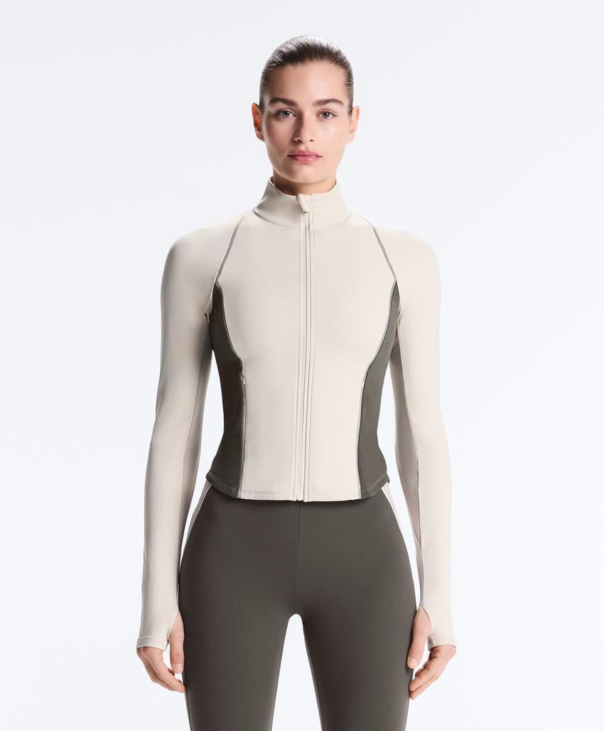 Светлая теплая отражающая техническая куртка