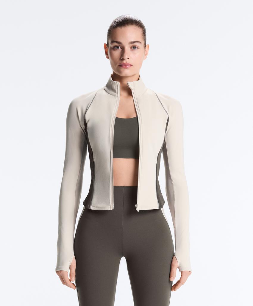 Светлая теплая отражающая техническая куртка