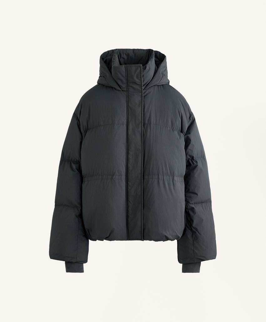 Куртка-пуховик короткая из 100% пуха