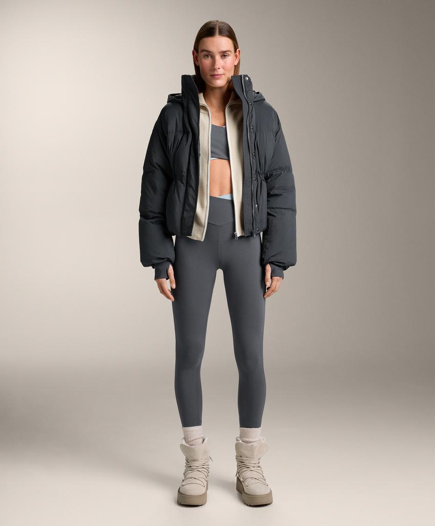 Куртка-пуховик короткая из 100% пуха