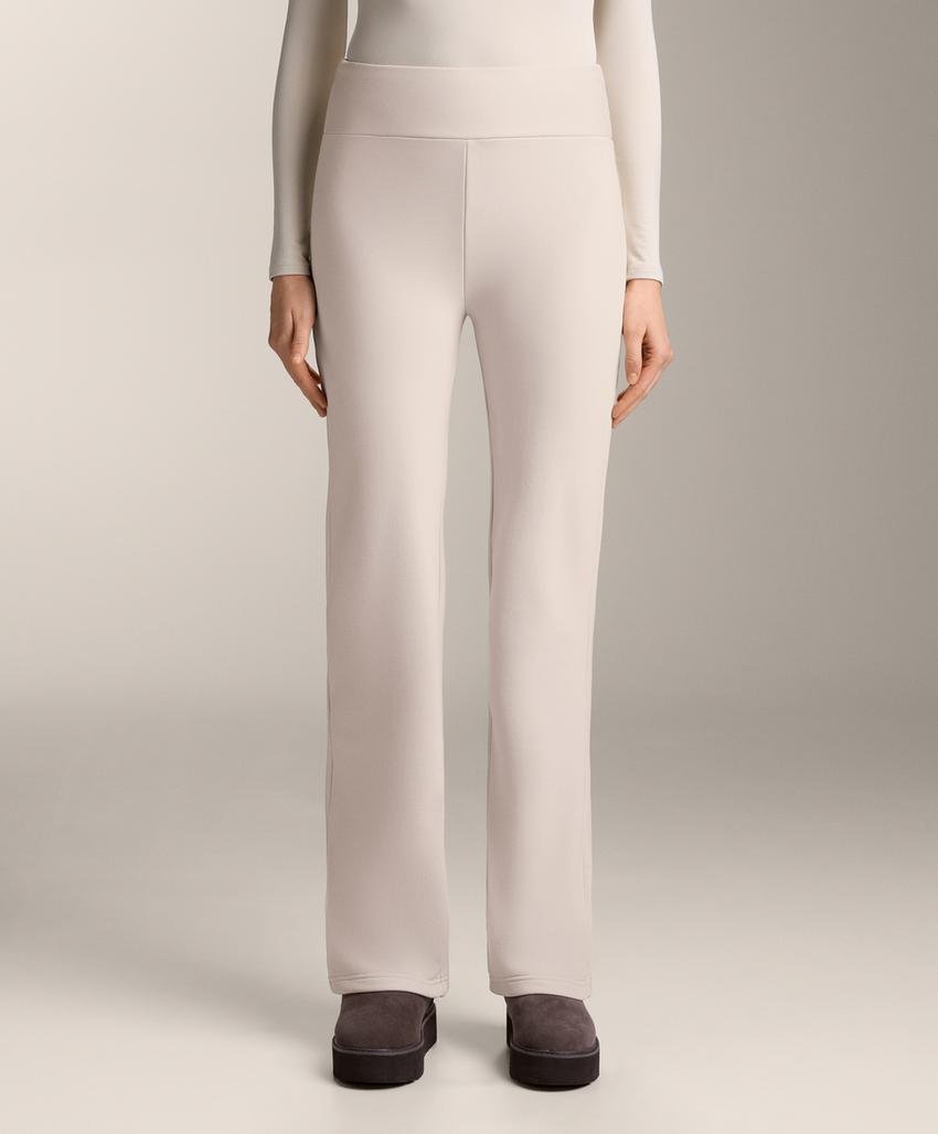 Брюки bootcut без швов с высокой талией и дополнительной теплотой