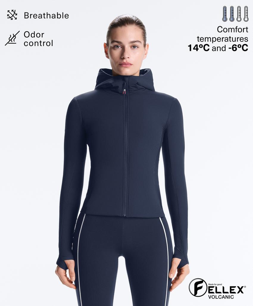 Технический стёганный пуховик fellex® вулканический