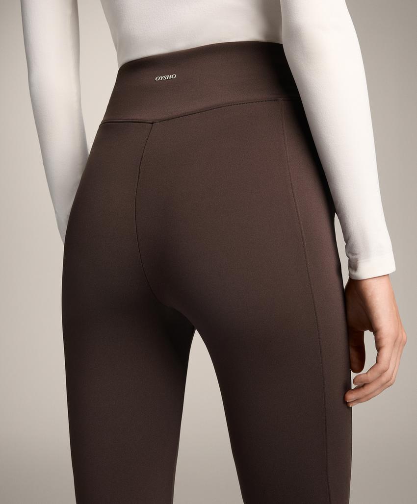 Легинсы длиной до щиколотки Warm с карманами и высокой посадкой, 70 см