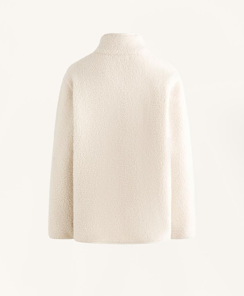 Пальто из искусственного меха овцы