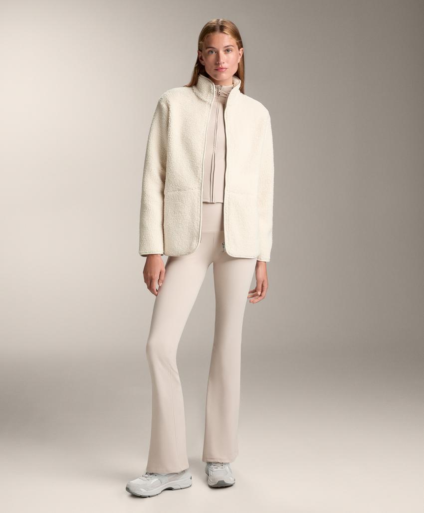 Пальто из искусственного меха овцы